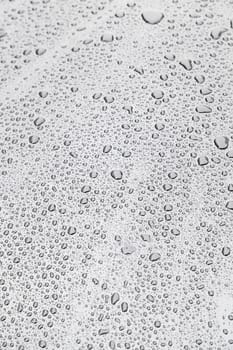 Wet Metal, detail of a metallic background wet with water, textured background