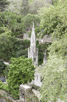 Monument of Portugal, Quinta da regaleira detail of Manueline architecture, art