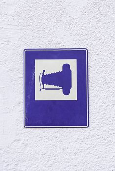 Symbol of a camera photos, detailed information signal