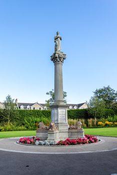 A memorial monument of Duthie park opening by Princess Beatrice in 1883, Aberdeen, Scotland