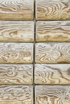 Wooden logs background, background