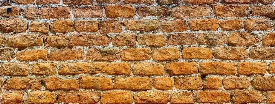 Stone Brick Wall Texture with copy space. May be used as background