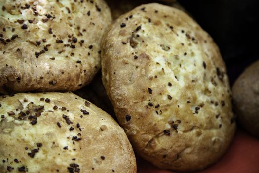 Village artisan bread, daily food detail