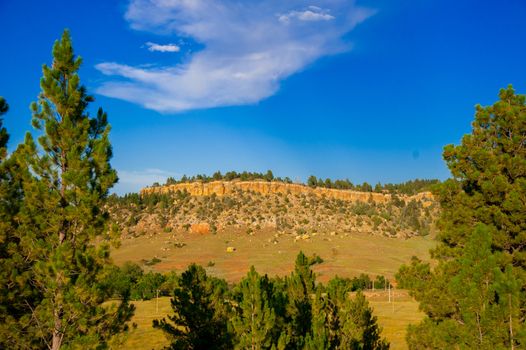 Landscape of the country side in America. America is a continent where American mainly live. 