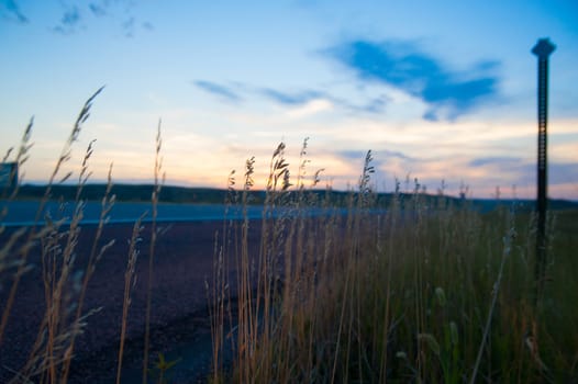 Landscape of the country side in America. America is a continent where American mainly live. 