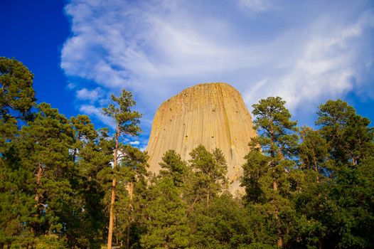 Devils Tower is located in in Crook County, northeastern Wyoming. Also, known as United States National Monument. 