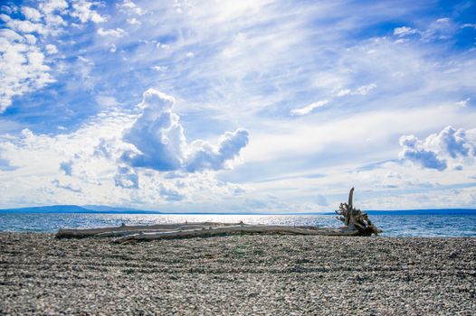 Lake at ''Yellowstone National Park'' is located in the U.S. states of Wyoming, Montana, and Idaho. This park is the first national park established in America.