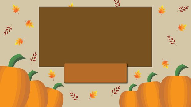 Fall Autumn Harvest Blank Card