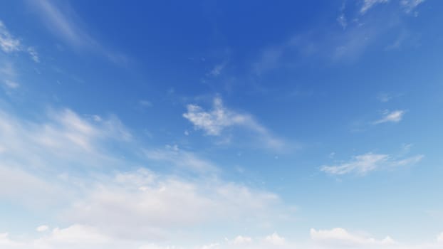 Cloudy blue sky abstract background, blue sky background with tiny clouds, 3d rendering

