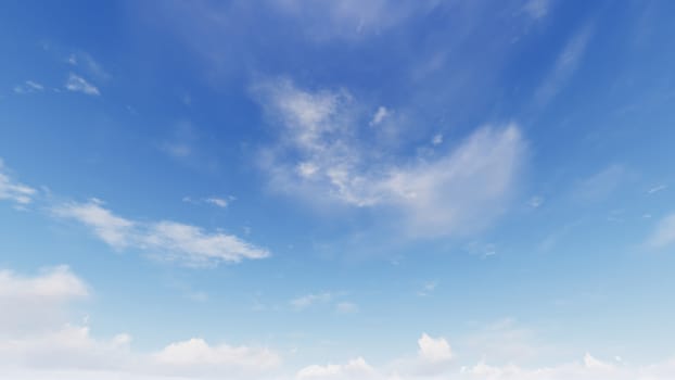 Cloudy blue sky abstract background, blue sky background with tiny clouds, 3d rendering

