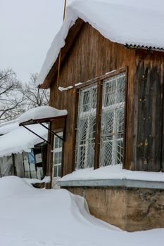 Winter in town. Cesis, Latvia.