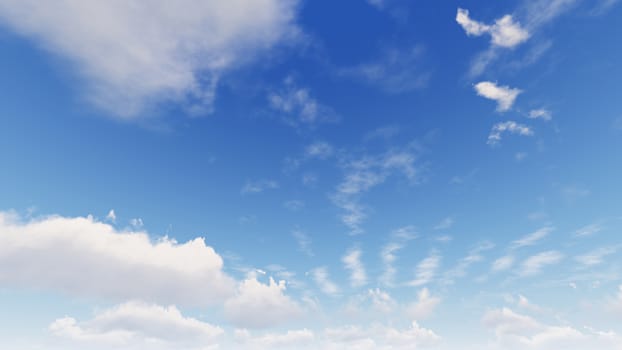 Cloudy blue sky abstract background, blue sky background with tiny clouds, 3d rendering

