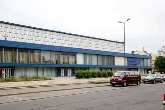 Riga Sports Palace "Rigas Sporta Pils" shortly before demolition. Riga, Latvia.