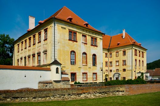 Kunstatt in Moravia castle, south Moravia, Czech Republic.