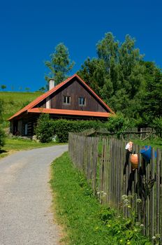 A old popular architecture in the Czech republic