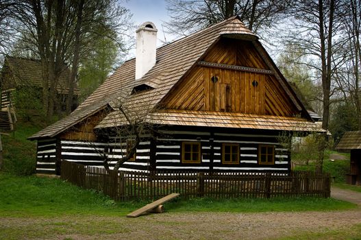 A old popular architecture in the Czech republic