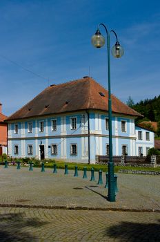 Rectory in Sloup township, South Moravia, Czech Republic.