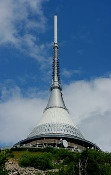 The television, radio and telecommunications sender Jested in Czech Republic