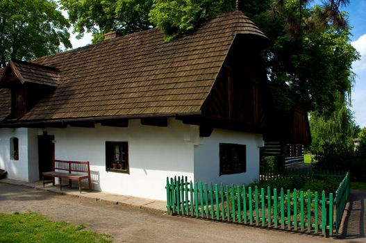 A old popular architecture in the Czech republic.