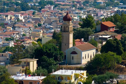 Church in the city Zakynthos on the island Zakynthos, Hellenic Republic.