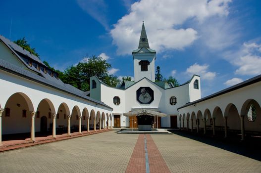 The pilgrimage church dedicated to Virgin Mary in the Jeseniky in the Czech Republic.