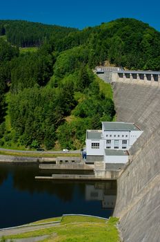 The reservoir and hydraulic power plant by name Vir