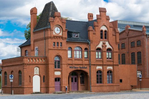 Woerlitzer train station, Dessau, Saxony-Anhalt, Germany