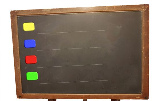 Increase growth chart or bar graph on wooden plate