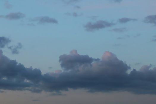 Clouds and sky image collection - taken in different periods from one sight.