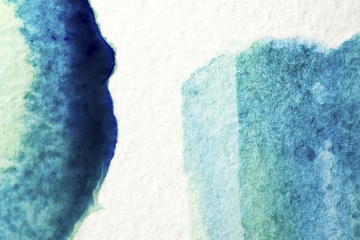 Abstract aquarelle hand drawn art on white background, Watercolor grunge texture backdrop