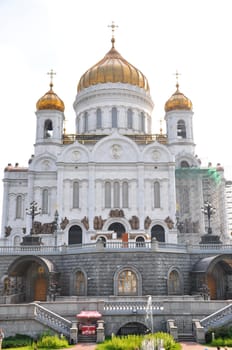 Cathedral of Christ the Saviour in Moscow, Russia.