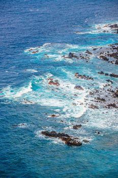 Rocky stones in the water, Tenerife, Canary Islands