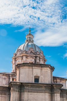 Roman Forum around the Colosseum in Rome Italy