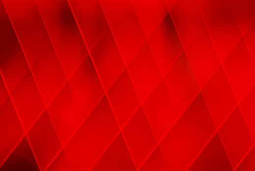 Abstract red theme background, multiple lozenges with different shades. 