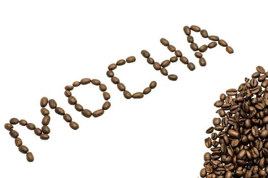 mocha coffee beans