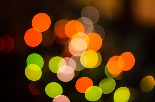 background bokeh christmas lights