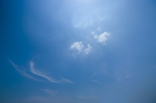 blue sky with clouds