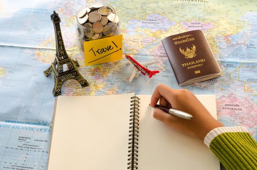 Tourism planning and equipment needed for the trip.
