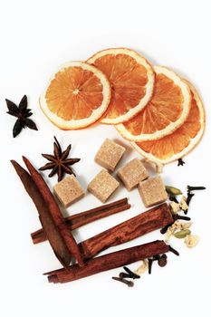 Dry ingredients for mulled wine