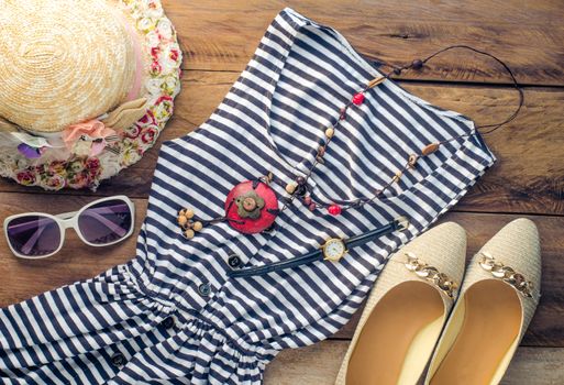 Travel Clothing accessories apparel along with summer for women