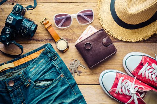 Travel Clothing accessories Apparel along for the trip