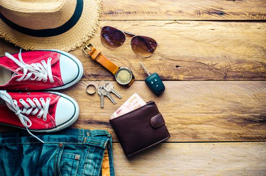 Travel Clothing accessories Apparel along for the trip