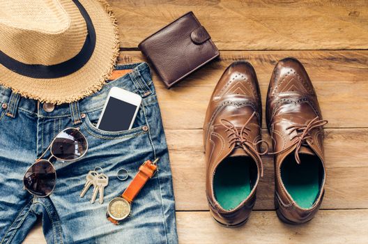 Travel Clothing accessories apparel along for the men