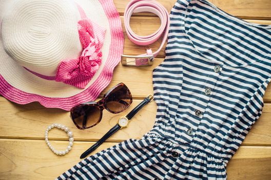 Travel Clothing accessories apparel along with summer for women