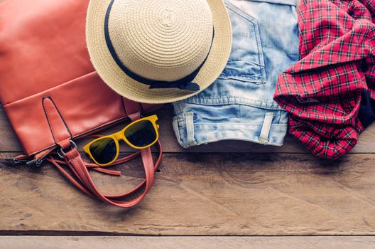 Travel Clothing accessories Apparel along for the trip