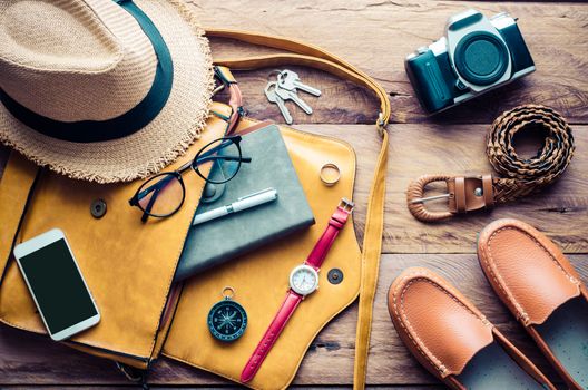 Travel Clothing accessories Apparel along for the trip