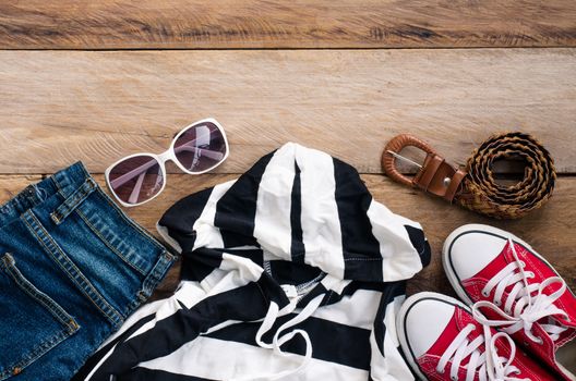Travel Clothing accessories Apparel along for the trip