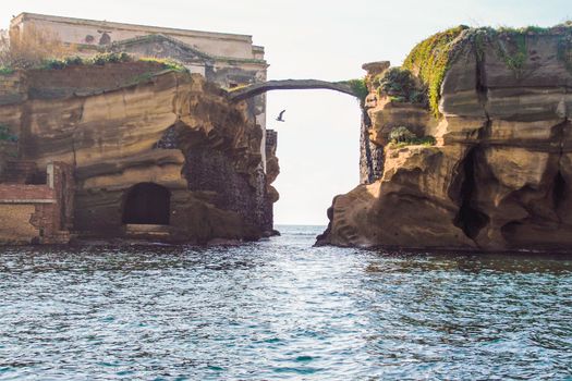 Gaiola protected area, sea and beach, Posillipo, Naples, Italy
