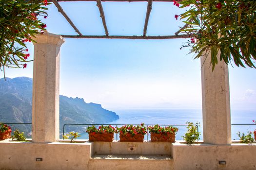 landscape of  Ravello, Italy