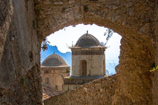 Via dell'Annunziata at Ravello, a  medieval village on Amalfi coast
